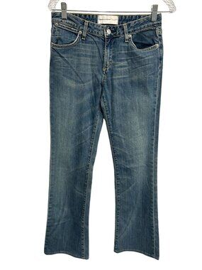 Paper Denim & Cloth 27 Austen Jeans Blue Straight Leg USA Retro Timeless Style